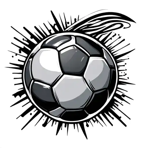 Soccer Ball Kid Soccer Field