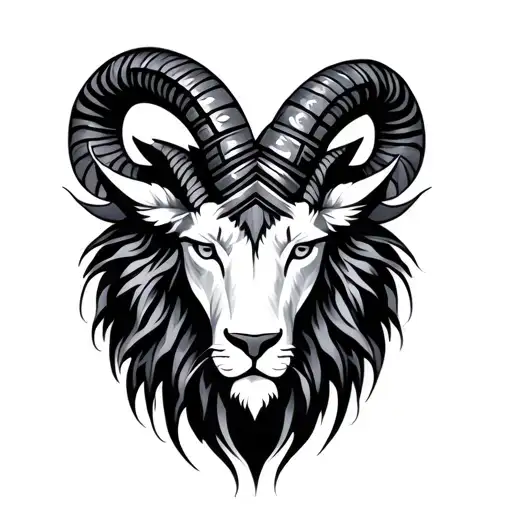 Tribal Chest Piece Capricorn Leo Cancer