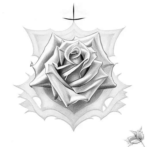 Rose Cross Sky Cloud Jesus Fullarm