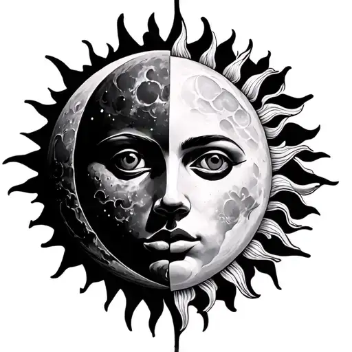 Moon And Sun No Face