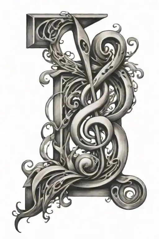 The Agony And The Ecstasy Music Note Intertwined