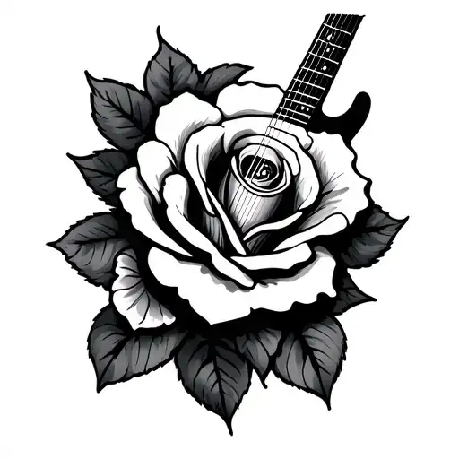 Guitar Rose