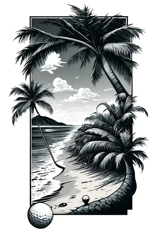 Golf And Beach