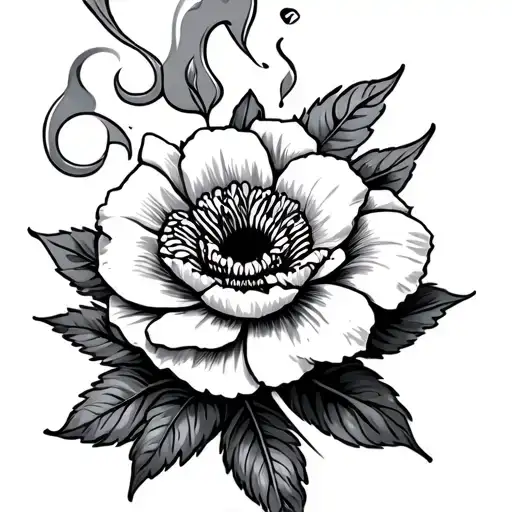 February Birth Flower With Steam Being The Word Trejo