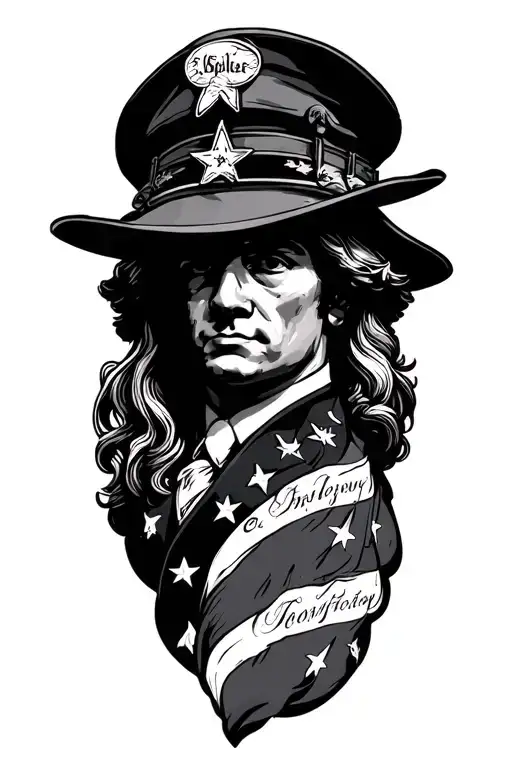 America And Constitution And Army And Ashley And Emmett