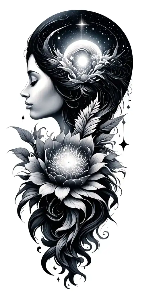 Spiritual And Cosmic Colorful Majestic