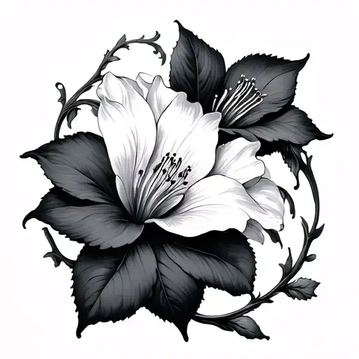 Moonflower Vine Thin Long