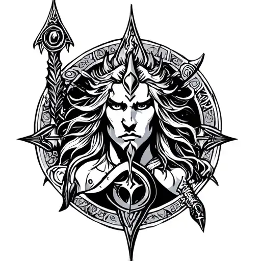 Aquarius Zodiac Warrior