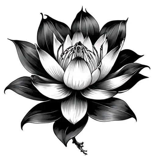 Spider Lily Lotus Flower