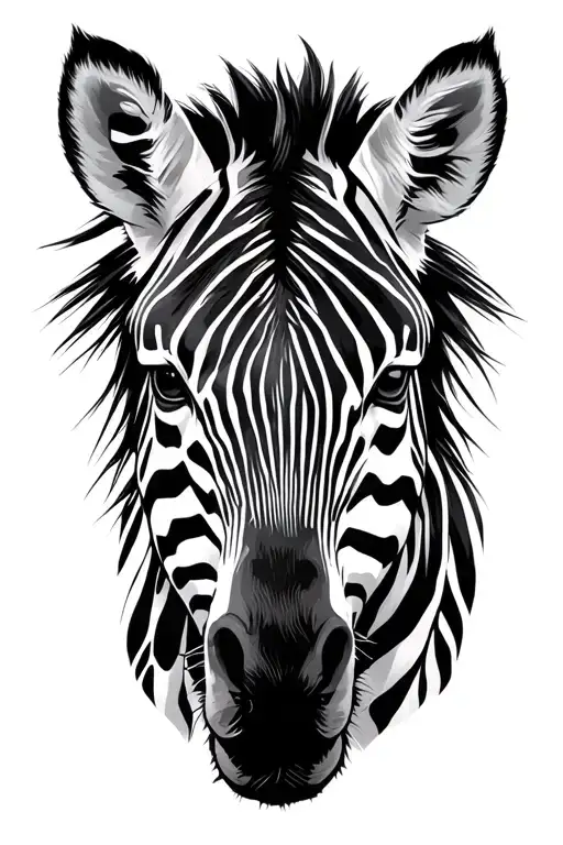 Zebra In Armor