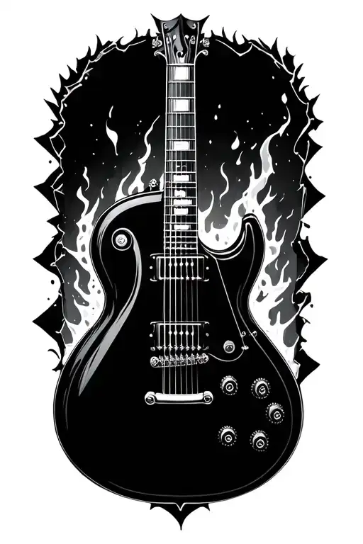 Electric Guitar Under The Skin Opening