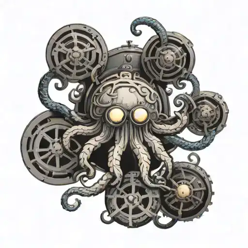 Steampunk Flying Spaghetti Monster Done As Christian Iconography
