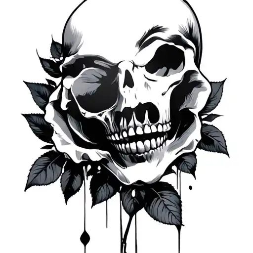 Skull Women Rose