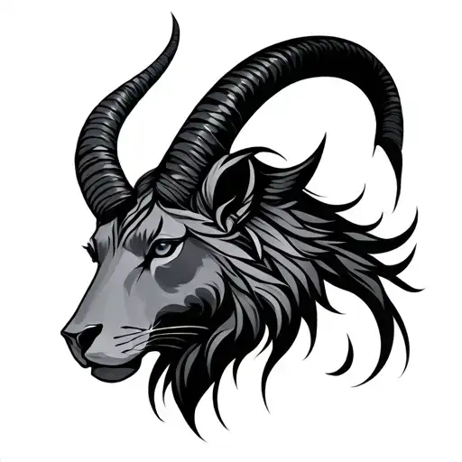 Tribal Chest Piece Capricorn Leo Cancer