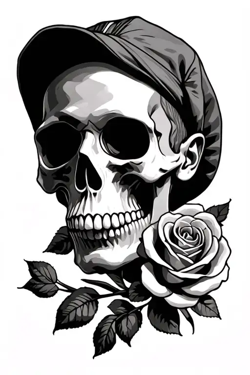 Skull And Rose And Gangsta Boy