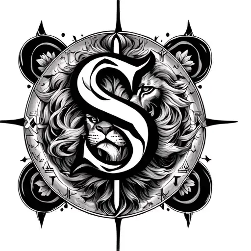 Zodiac Sign Leo With Initial S