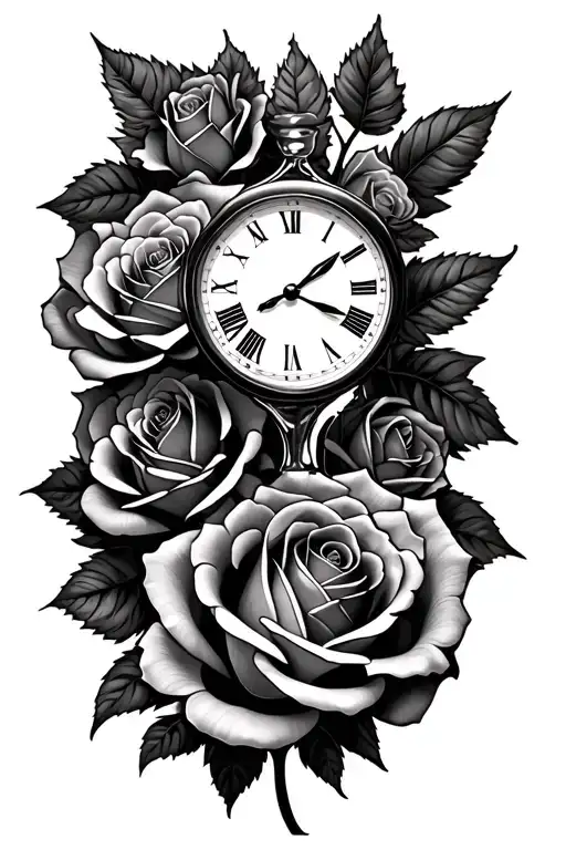 Roses And An Hour Glass