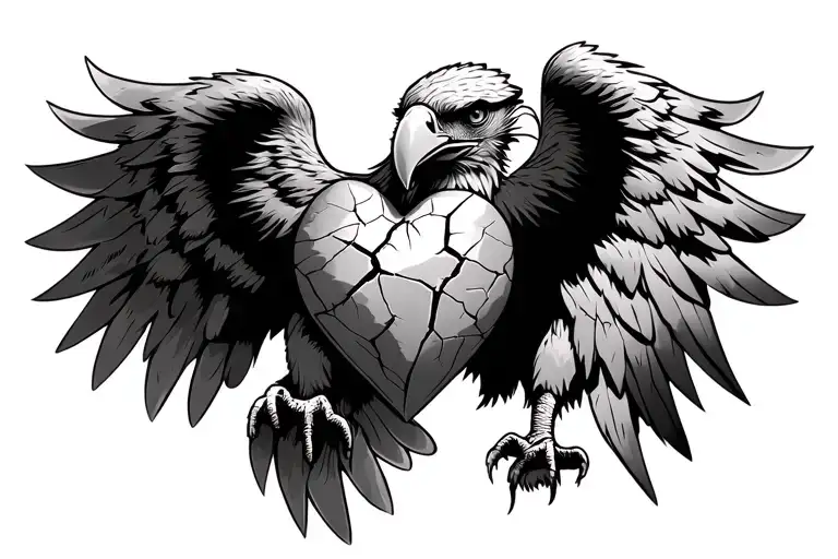 Cracked Heart Eagle