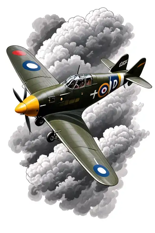 Supermarine Spitfire Plane Flying