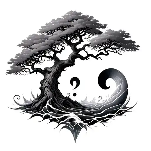 Poison Tree With Waves And A Semicolon