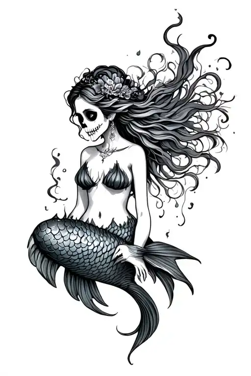 Beautiful Living Dead Mermaid