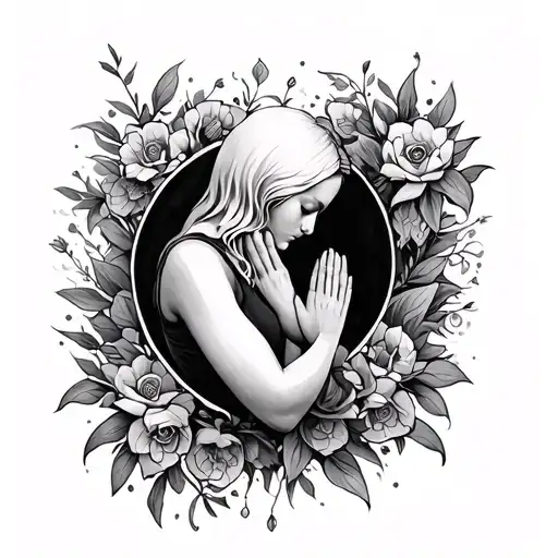 Tattoo Totally Black Prays Low Back And 2K Thin Lines