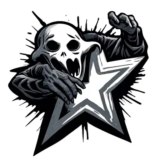 Buhuu Ghost Holding Super Star