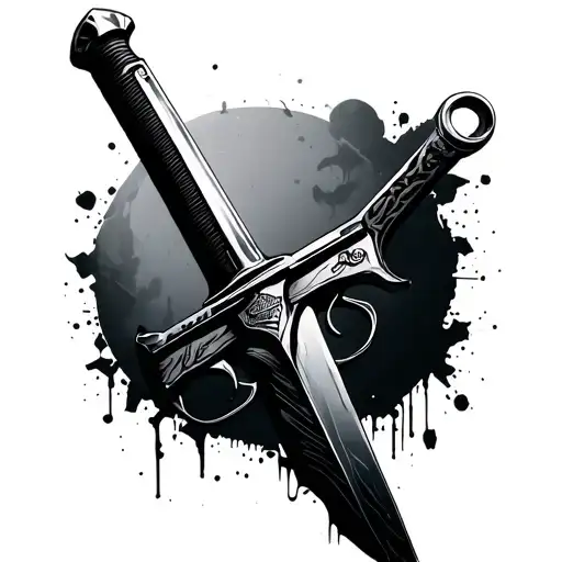 Cyberpuink Gun Sword Going