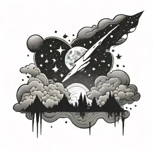 Love Night Sky With Stars