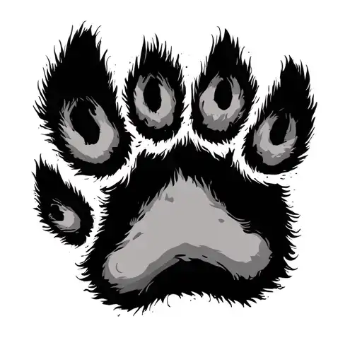 Cat Paw Print Inside