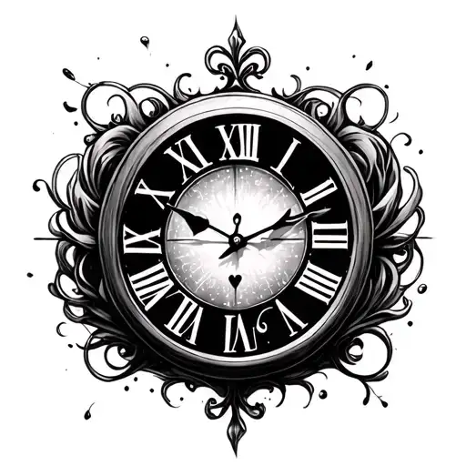 Infinity Love Forever Clock