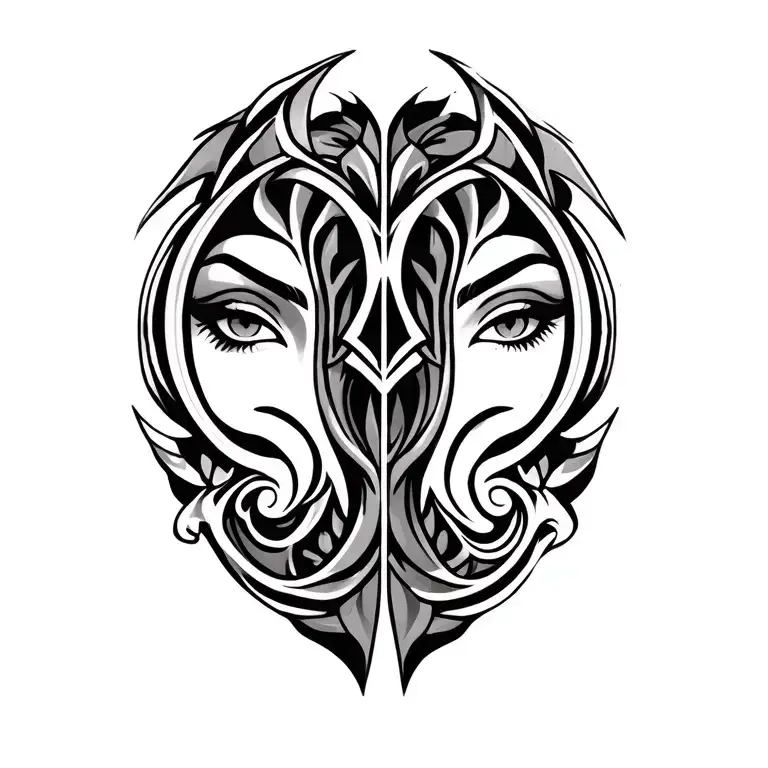 Ecudorian Tribal With The Name Manuela And Caleb