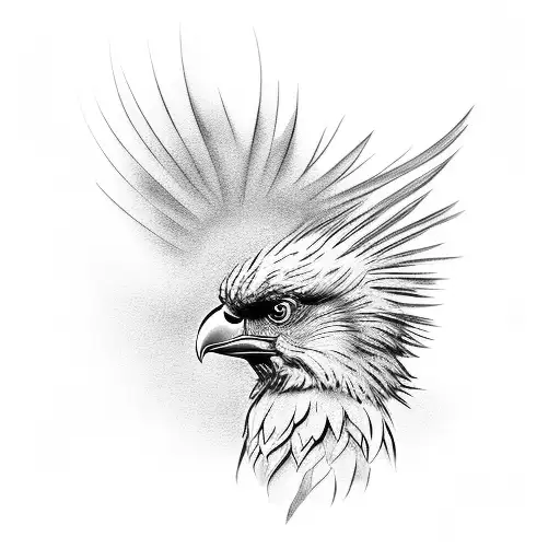 Big Bird With Its Young