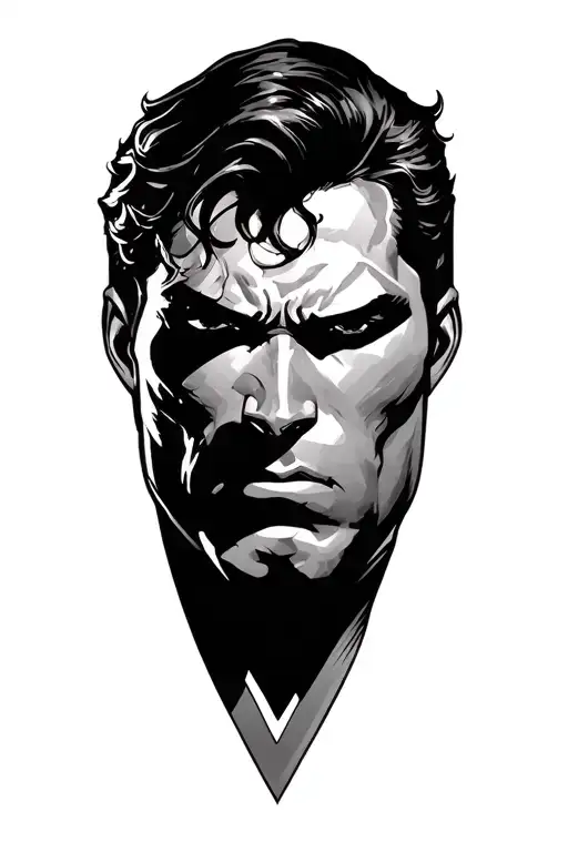 Superman Tattoo Design