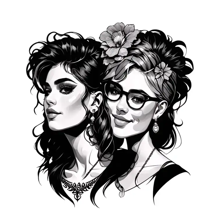 Edm Inspired Tattoo For Bestfriends