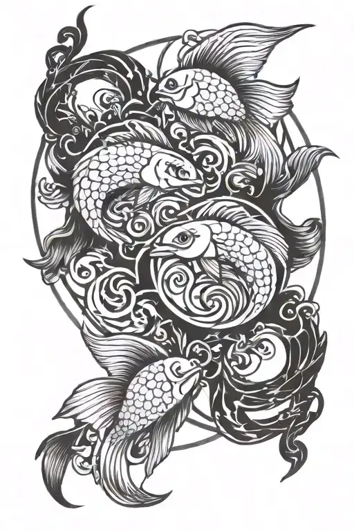 Combination Of The Zodiac Sign Of Pisces And Gemini