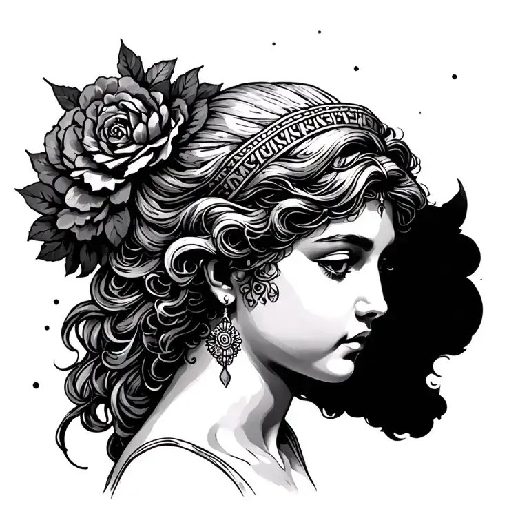 Greek Goddess For The Back