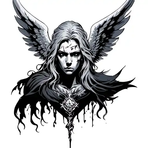 Angel Warior Looks Tired