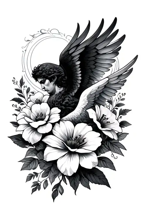 Icarus And Flowers