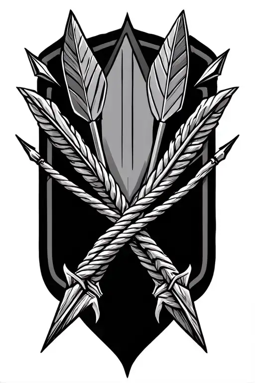 Cord Of Three Arrows Crossed