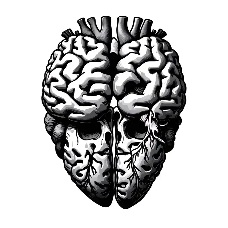 Brain And Heart In A Balance