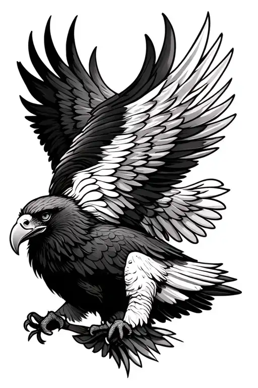 Traditional Polish Eagle Half