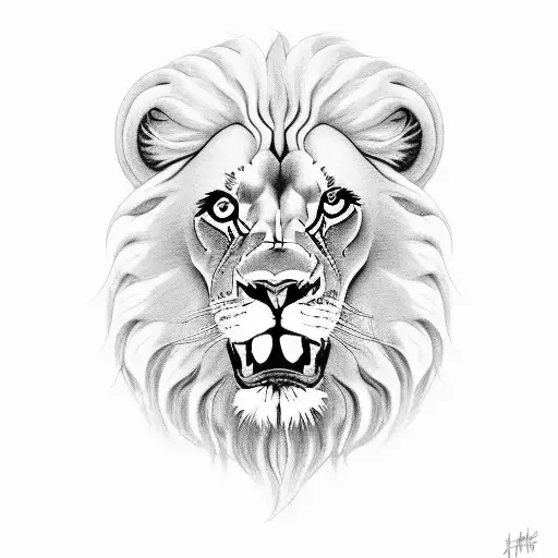 Lion And Harley Davidson