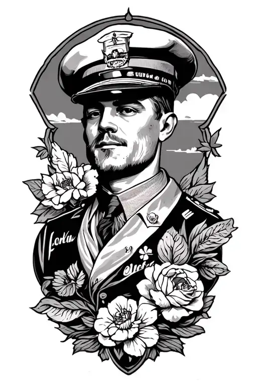 Navy Memorial Tattoo For Dad