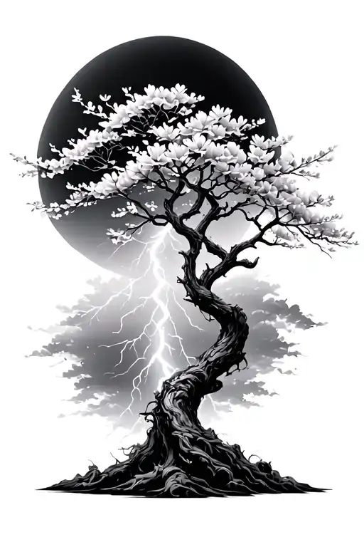 Lightning Clash Cherry Blossom Tree