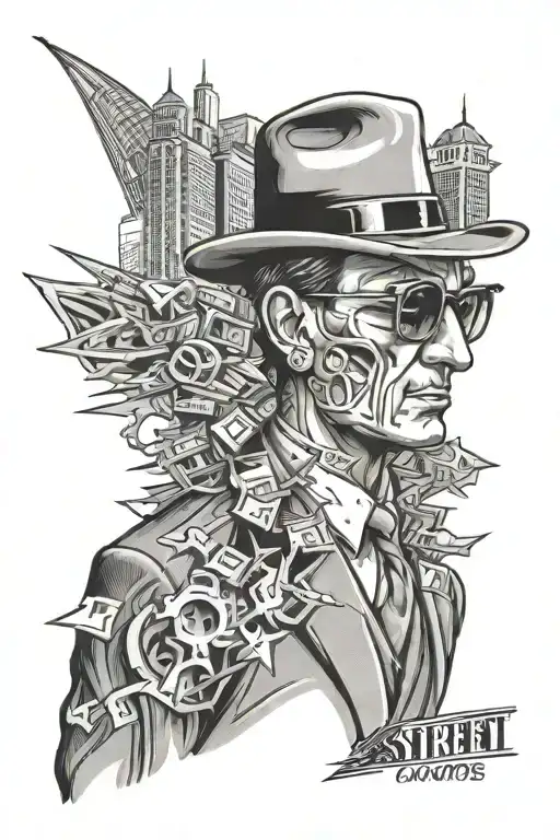 Wall Street Stock Market Gangster