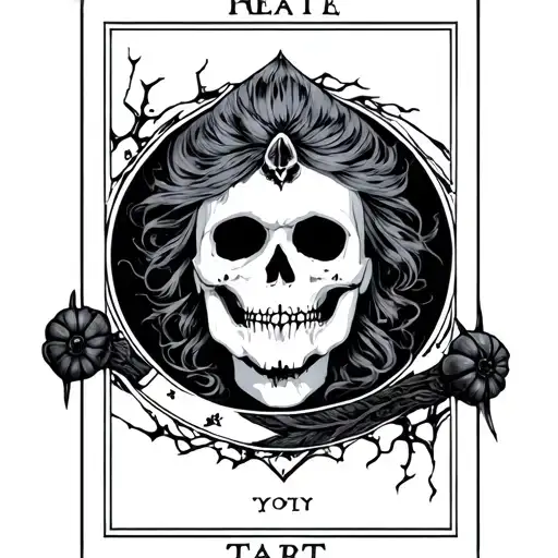 Halloween Tarot Card
