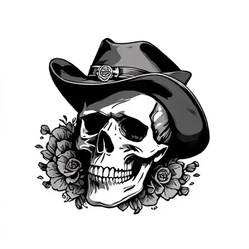 Skull Doc Holliday Traditional