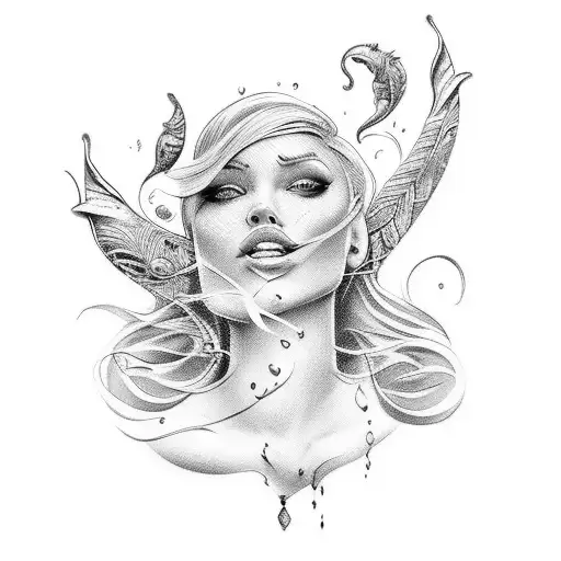 Mermaid In American Gangster Style