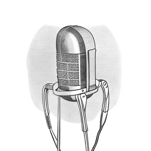 Microphone With Sheet Music
